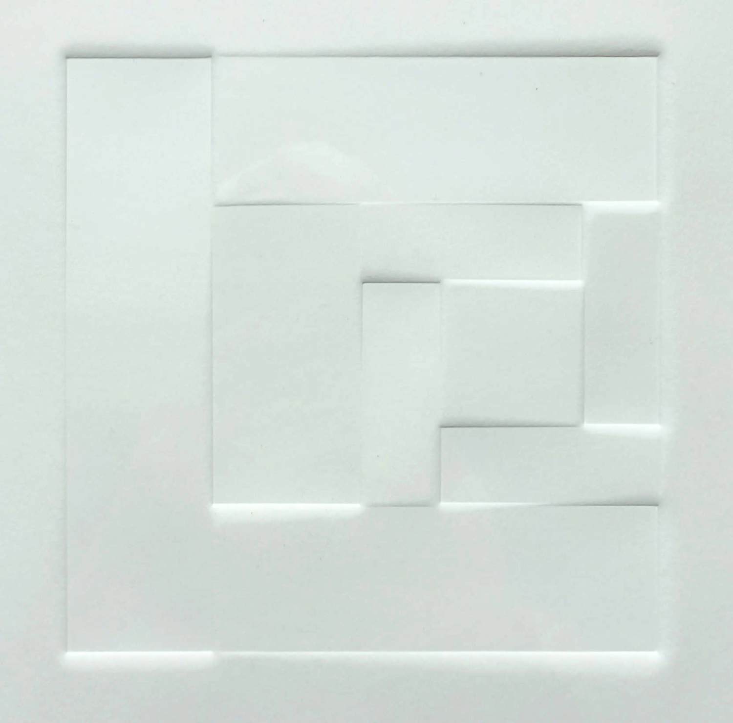 Harry van Kuyk - Geometrisch abstract, reliëfdruk (ingelijst) kopen? Bied vanaf 225!