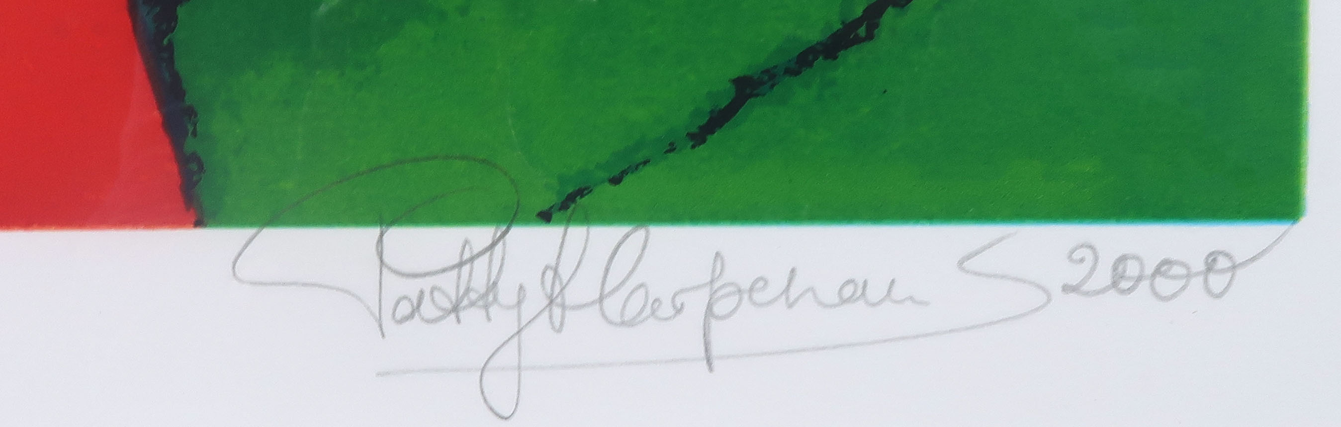 Patty Harpenau - Zeefdruk, Zonder titel - Ingelijst kopen? Bied vanaf 40!