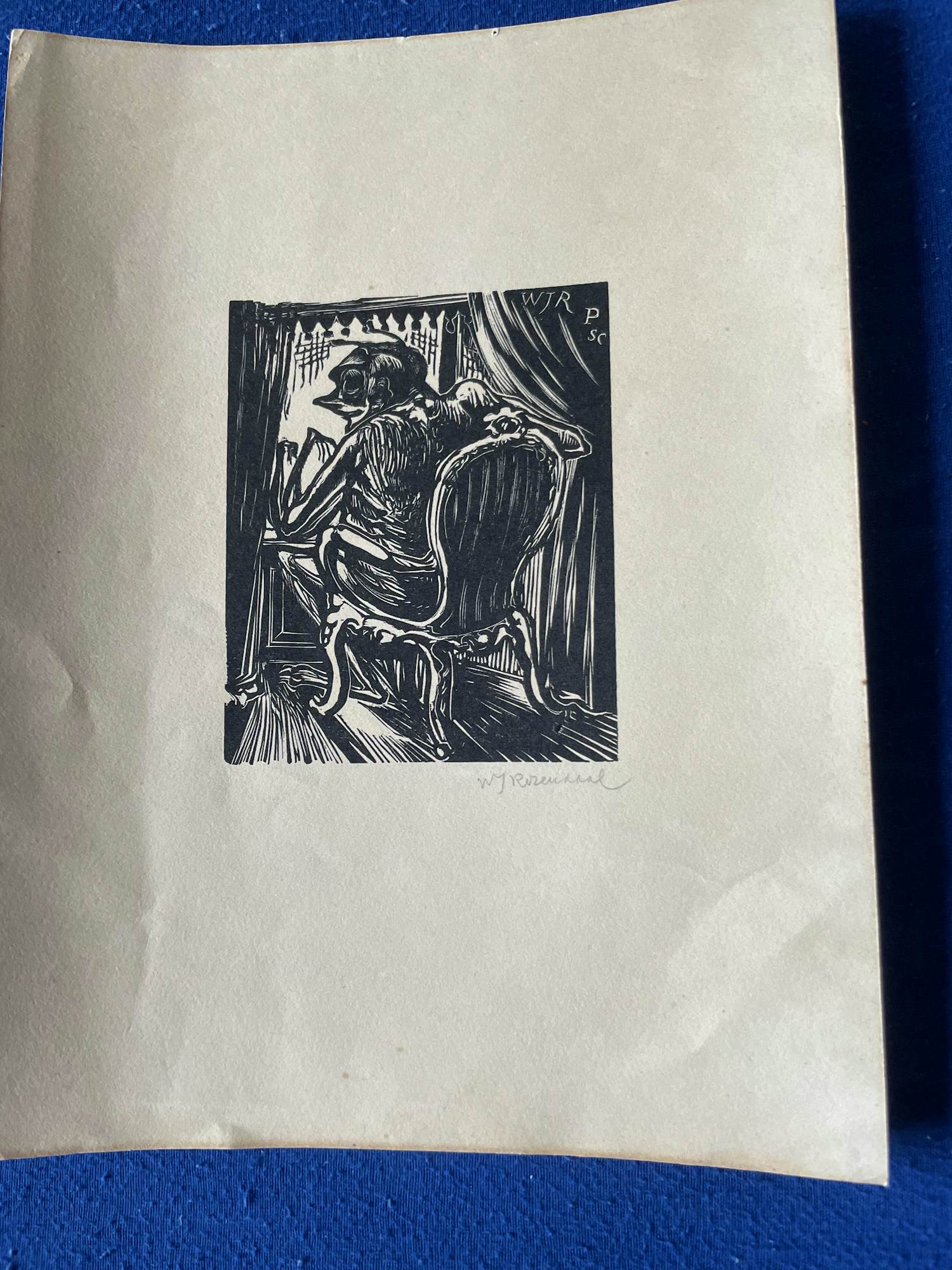 Willem Rozendaal - Man voor venster kopen? Bied vanaf 75!