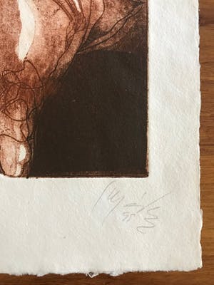 Carlos Mendez - Box met 3 mooie gesigneerde kleurenetsen - 1994 - kleine oplage 16/45 kopen? Bied vanaf 125!