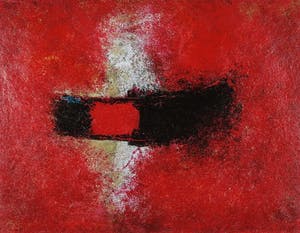 Jos van den Berg - Zeefdruk, Freeport mine Papua kopen? Bied vanaf 40!