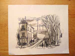 Charles Eyck - Mont Rouge Parijs verkocht voor € 20!