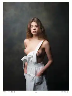 Nata Chebotareva - Witte Schort verkocht voor € 95!