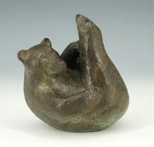 Miep Maarse - Bronzen beeld: een liggende beer - 1996 kopen? Bied vanaf 599!