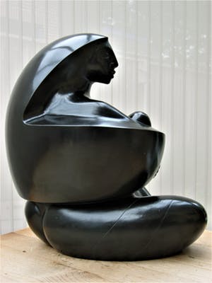 Brons (Onbekend) - Moeder en kind , topbeeld!! kopen? Bied vanaf 1250!