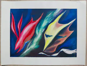 Taro Okamoto - Red rabbit, zeefdruk kopen? Bied vanaf 1000!