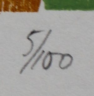 Francis Hoogland - Houtsnede - 1994 kopen? Bied vanaf 35!