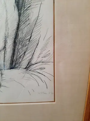 Aat Veldhoen - Rotaprint: Zittende jonge vrouw, naakt kopen? Bied vanaf 35!