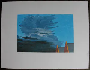 AcheterSees Vlag - Potlood tekening: "Haagse tweeling" - 2014? Enchérissez de 125!