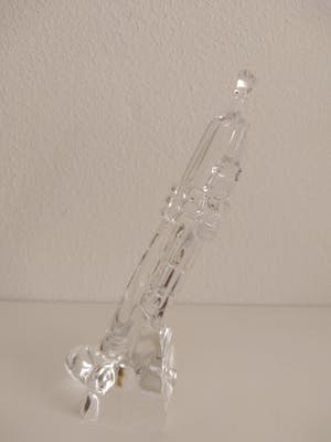 Niet of onleesbaar gesigneerd - glazen muziekinstrumenten, bas, sax en trompet kopen? Bied vanaf 1!