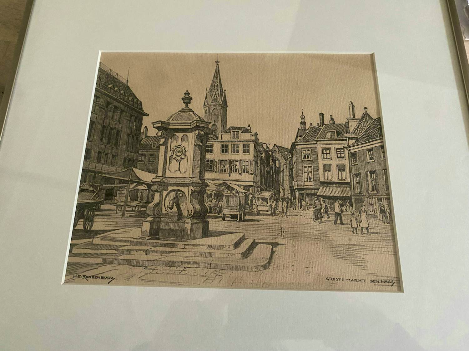 Hendrikus Roodenburg - Groote Markt Den Haag kopen? Bied vanaf 100!