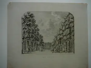 Jan Bulthuis - Decor met tuin in de Nieuwe Schouwburg te Amsterdam (titel) De Tuin kopen? Bied vanaf 70!