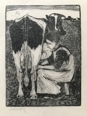 Jan Mankes - Koemelkster kopen? Bied vanaf 275!