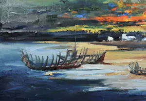 Paul Permeke - Port-Louis, Bretagne - olie op doek - 100x120 - 1965 kopen? Bied vanaf 650!