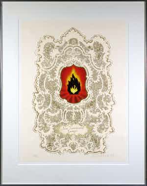 Bert Vredegoor - Zeefdruk, New Traditional Image - Ingelijst (Groot) verkocht voor € 1!