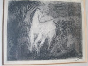 Niet of onleesbaar gesigneerd - Rustende ruiter. kopen? Bied vanaf 1!