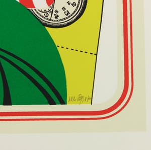 Lucio del Pezzo - Zeefdruk, Zonder titel kopen? Bied vanaf 40!