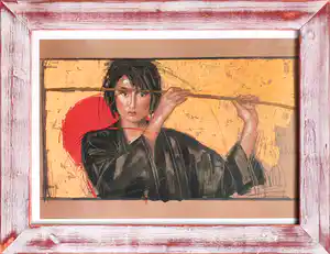 Nico Vrielink - Ingelijste zeefdruk verkocht voor € 120!