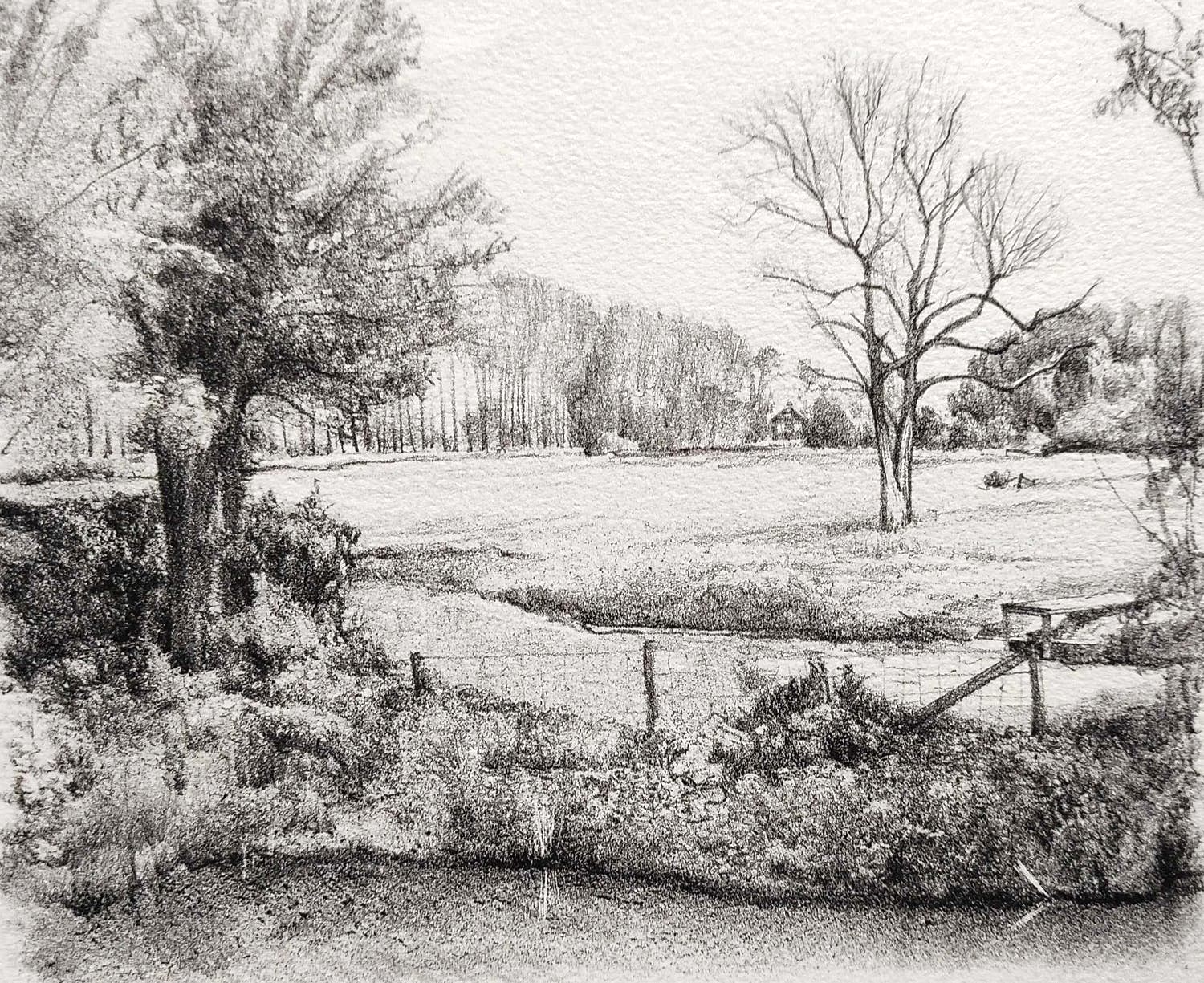 Cisca Simons - Vagantenpad Bunnik - litho uit 1985 kopen? Bied vanaf 1!