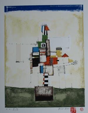 Bruno Haas - Map met 3 zeefdrukken – 1999 - oplage 10 ex. kopen? Bied vanaf 75!