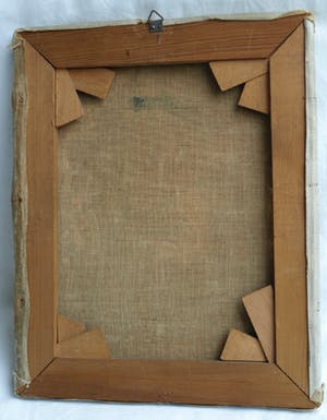 Arnout van Gilst - Olieverf op doek, boerderij met waterpomp – gesigneerd – ca 1945 kopen? Bied vanaf 35!