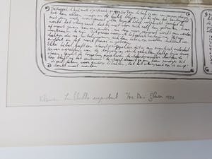 Rene Glaser - Zinklitho - de Koppel libel met zijn staart-propeller kopen? Bied vanaf 15!