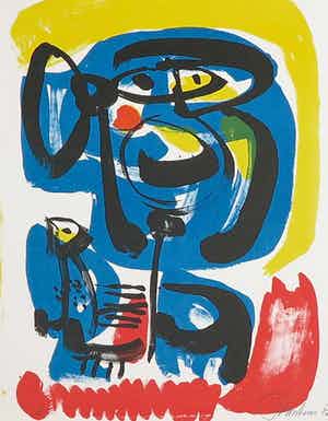 Anton Rooskens - Litho, Zonder titel verkocht voor € 150!