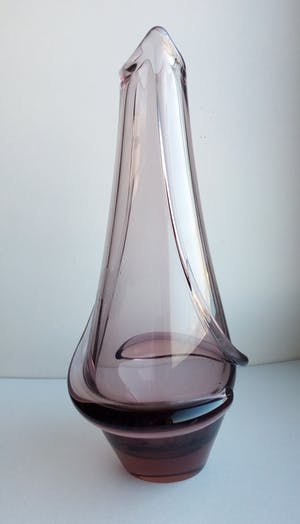 Frantisek Zemek - Vaas - "Rhapsody" - Alexandriet glas - Zelezny Brod Sklo (ZBS) - Jaren 50 kopen? Bied vanaf 50!