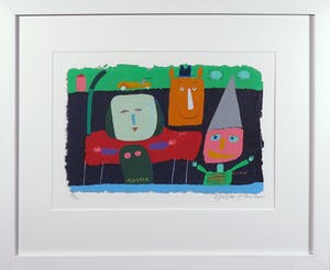 Wouter Stips - Zeefdruk, Eigenzinnig - Ingelijst kopen? Bied vanaf 50!