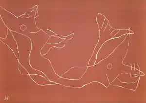 AcheterHenri Laurens - Twee Sirenes - 1938 - Originele linosnede - Gemonogrammeerd - Mourlot? Enchérissez de 70!
