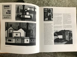 Klaas Bernink - Dorpsgebouw, 110/300 ingelijst + boek kopen? Bied vanaf 159!