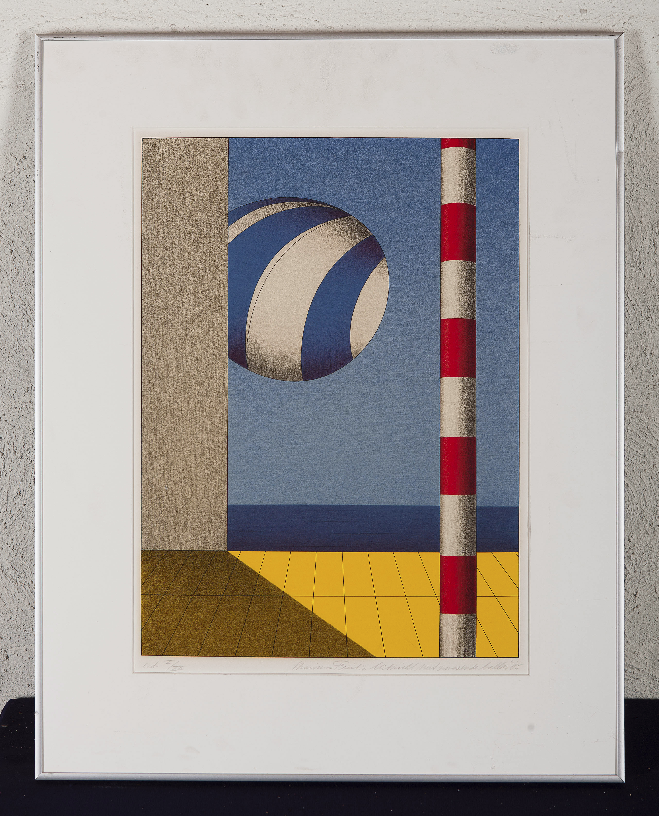 Marinus Fuit - Uitzicht vuilnisvat op boulevard - Litho op papier - Oplage X/XX kopen? Bied vanaf 10!