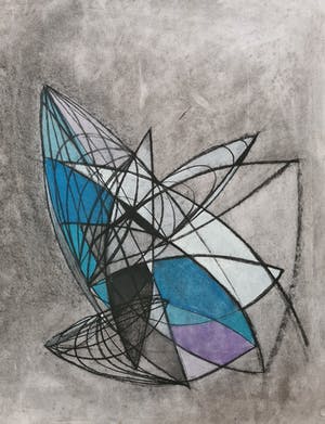 Niet of onleesbaar gesigneerd - Abstracte figuren kopen? Bied vanaf 1!