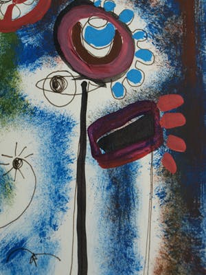 Jasper Banen - Gemengde techniek , “Hemelfamilie” – gesigneerd & ingelijst – 2005 kopen? Bied vanaf 45!