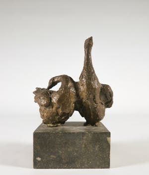 Gabriel Sterk - Twee bronzen ganzen op hardstenen voet kopen? Bied vanaf 200!