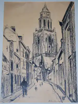 Johan van Zweden - [ Groninger Ploeg ] - Straatbeeld 1931 verkauft für € 140!