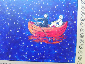 Jacques Tange - "Miroir" acryl/papier/board uit 2010 kopen? Bied vanaf 350!