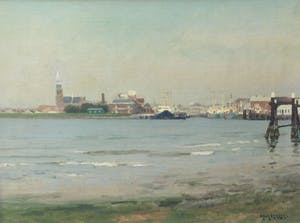 Henk Dekker - C4625-2, Havengezicht kopen? Bied vanaf 250!