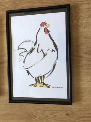 Ellen Meuwese - 3 Zeefdrukken van de kippenserie - gesigneerd kopen? Bied vanaf 35!