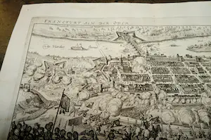Matthäus Merian - Beleg van Frankfurt aan de Oder 1631-1633. (LAATSTE KANS!) kopen? Bied vanaf 50!