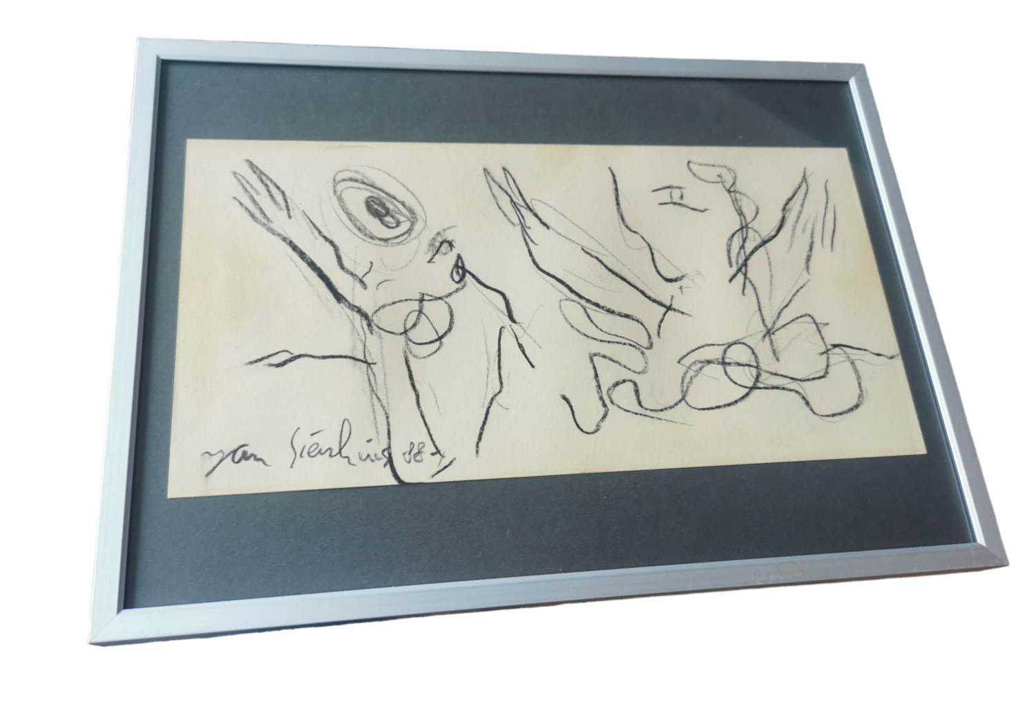 Jan Sierhuis - Tekening krijt kopen? Bied vanaf 1!