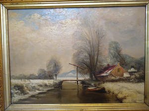 Niet of onleesbaar gesigneerd - Winter kopen? Bied vanaf 1!