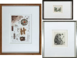 Toni de Klerk - en anderen - Lot van drie etsen kopen? Bied vanaf 35!