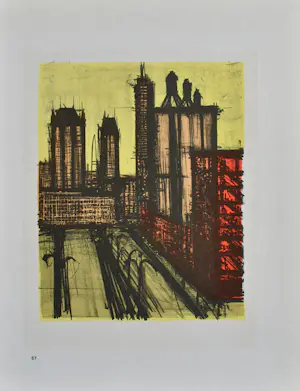 Bernard Buffet - New York, 10 LITHOGRAPHIES, 1967 par MOURLOT kaufen? Bieten Sie von 100!
