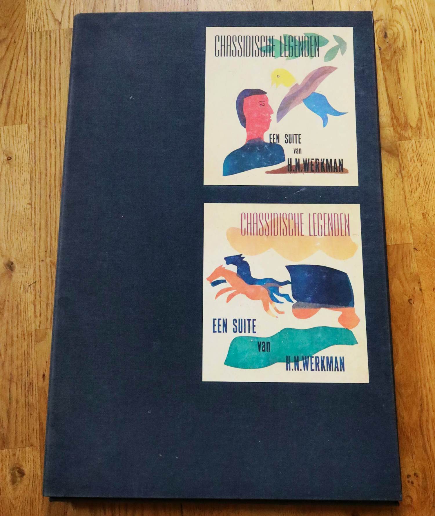 Hendrik Werkman - Chassiche legenden 2x 10 litho's in cassette, Wolters-Noordhoff 1982 kopen? Bied vanaf 180!
