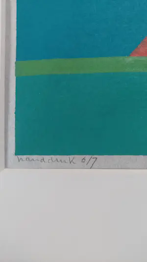 Kea Homan - Fries landschap - houtsnede - tweedelig werk kopen? Bied vanaf 50!