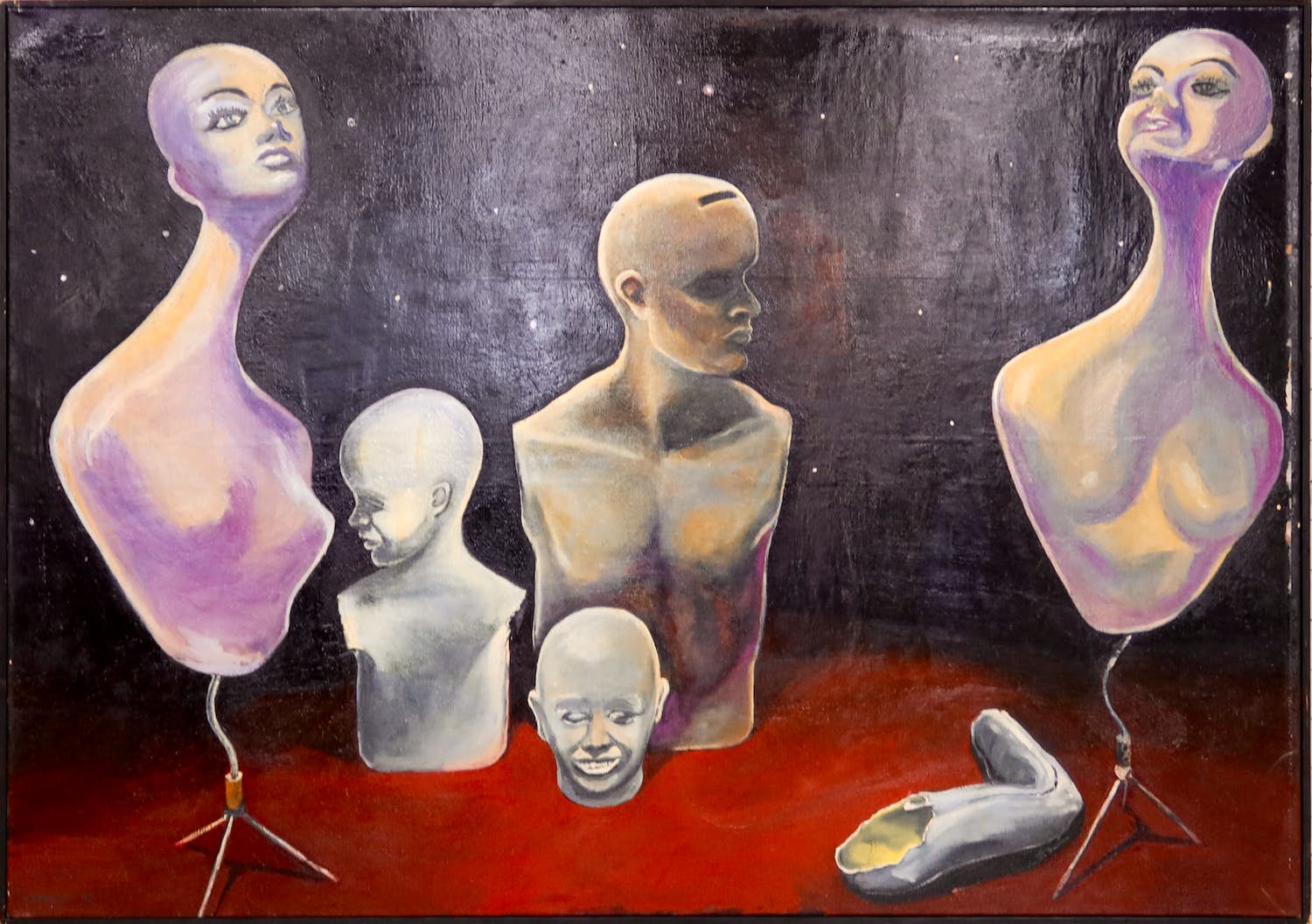 Alex Verduijn den Boer - Olieverf op doek, Stilleven - Ingelijst (Zeer Groot) kopen? Bied vanaf 1!