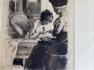 Almery Lobel-Riche - 3 x Erotische Gravures uit de Belle Epoque van Parijs 1928- 1939 kopen? Bied vanaf 10!