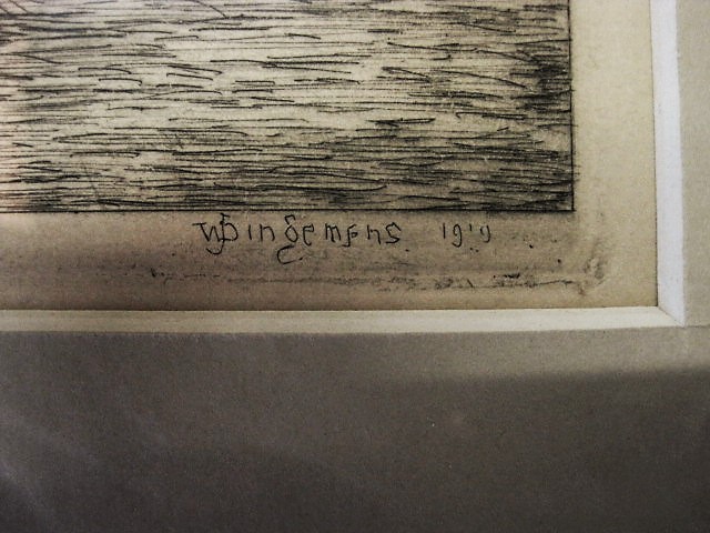 Waalko Jans Dingemans (sr.) - ETS "sleeperspaarden en figuren op een rotterdamse kade" gesigneerd kopen? Bied vanaf 1!