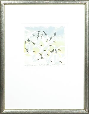 Joost Minnigh - Litho, Zeezwaluwen - Ingelijst kopen? Bied vanaf 1!